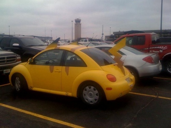 voiture de pikachu